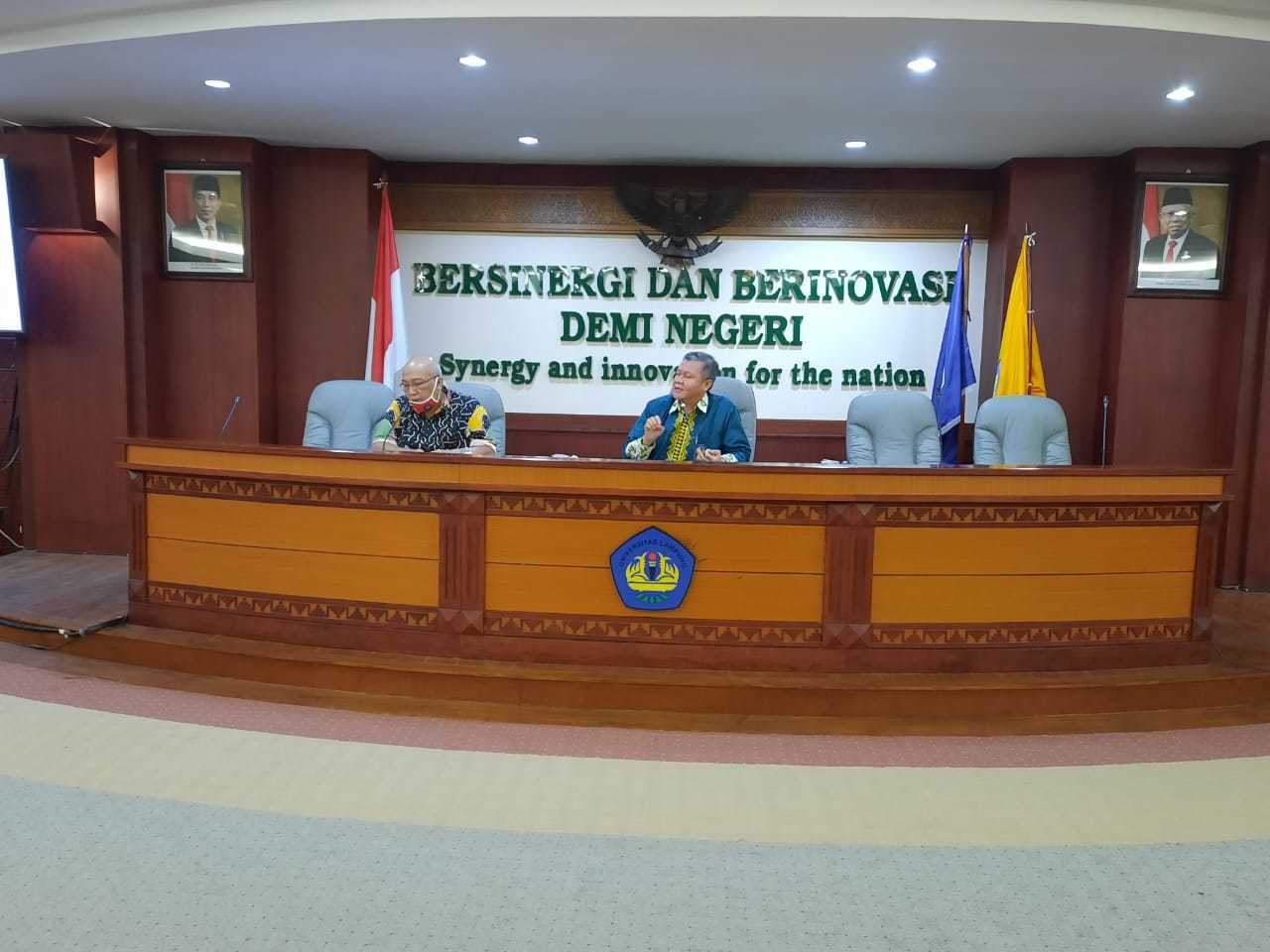WR 4 Buka Rapat Koordinasi Kator Unit Layanan Terpadu (ULT) Unila 2020