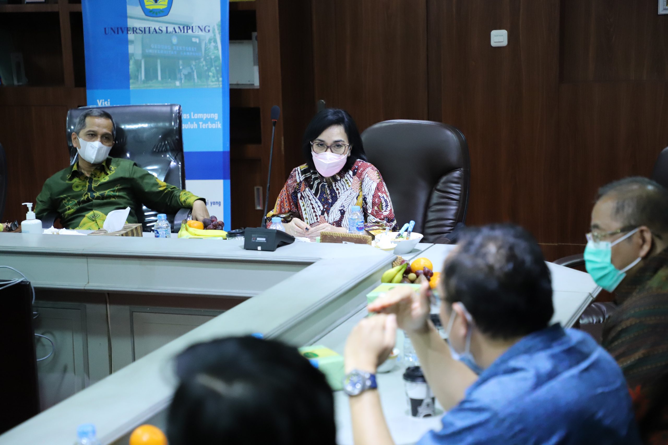 Rapat Koordinasi Pimpinan Unila dan Dewan Pengawas BLU