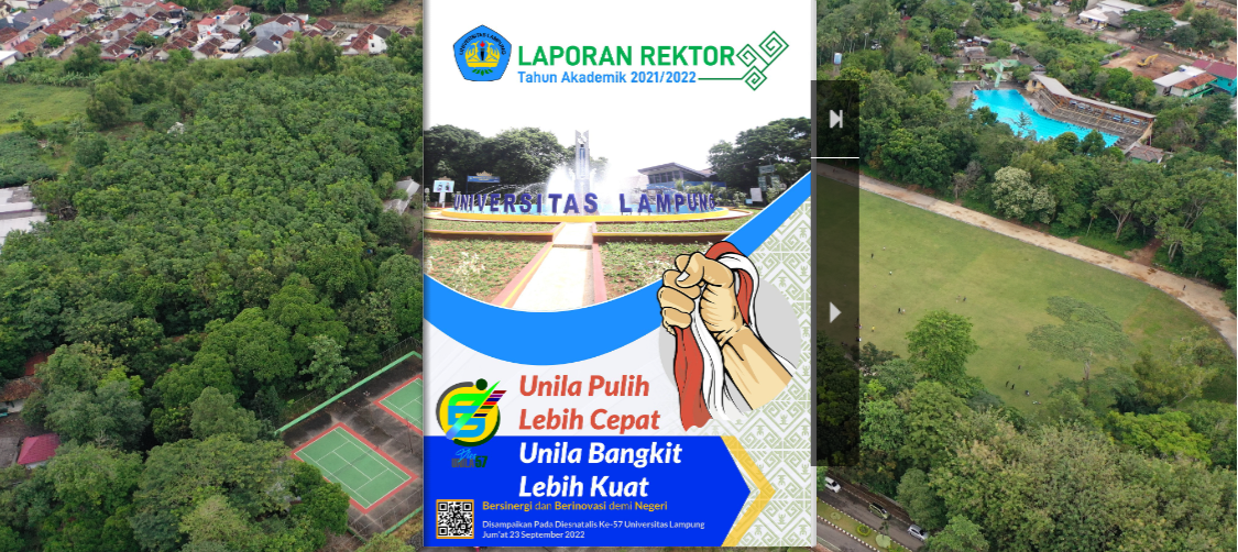Laporan Rektor Universitas Lampung Tahun 2022