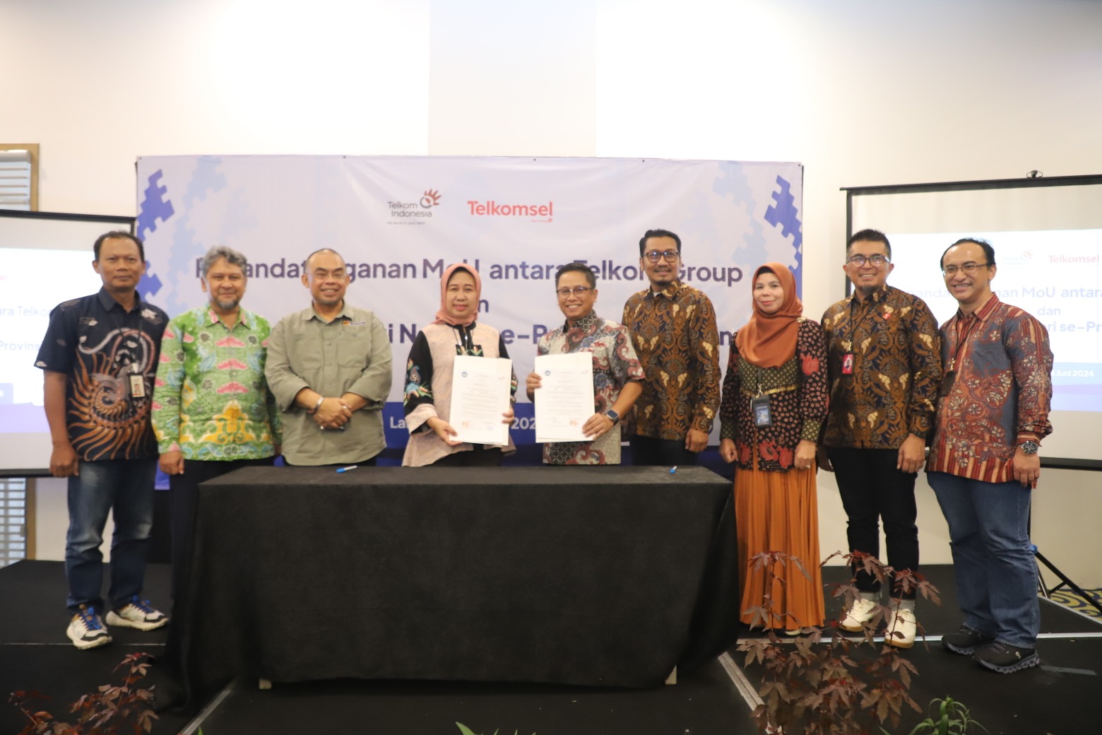 Unila Teken MoU dengan PT Telekomunikasi Indonesia