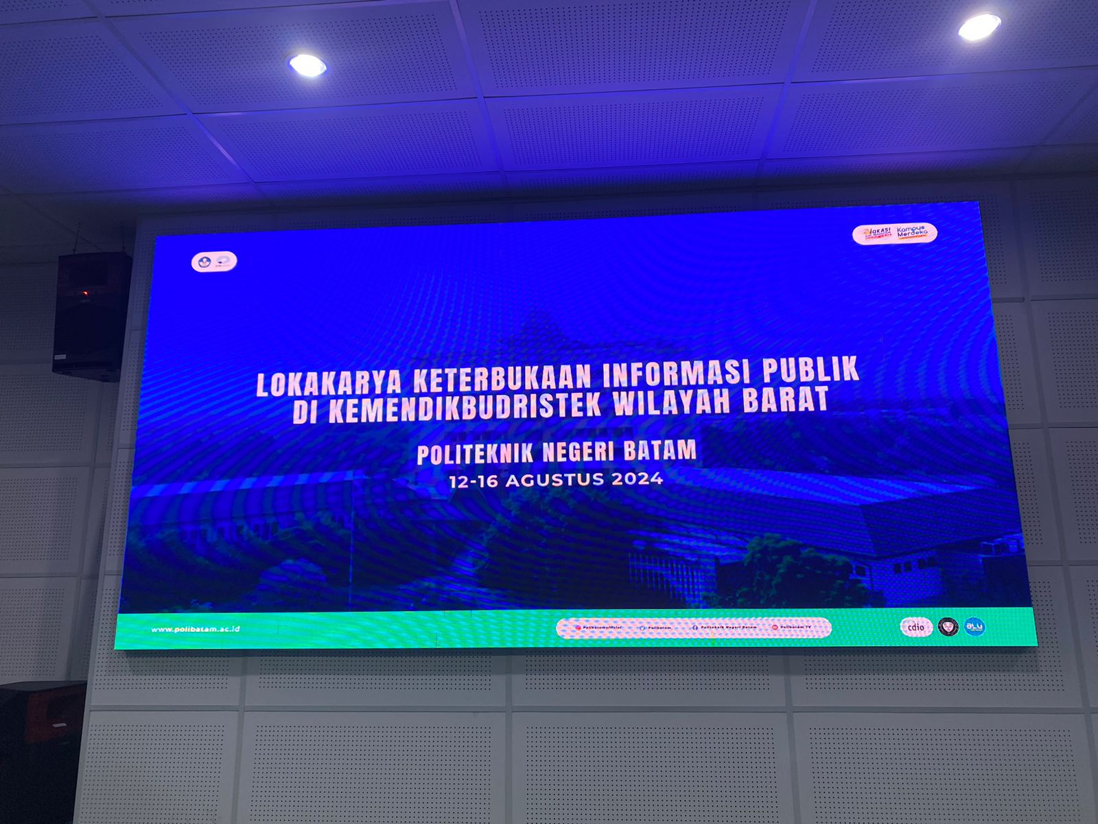 Perwakilan PPID Universitas Lampung Hadiri Lokakarya KIP Kemendikbudristek Tahun 2024